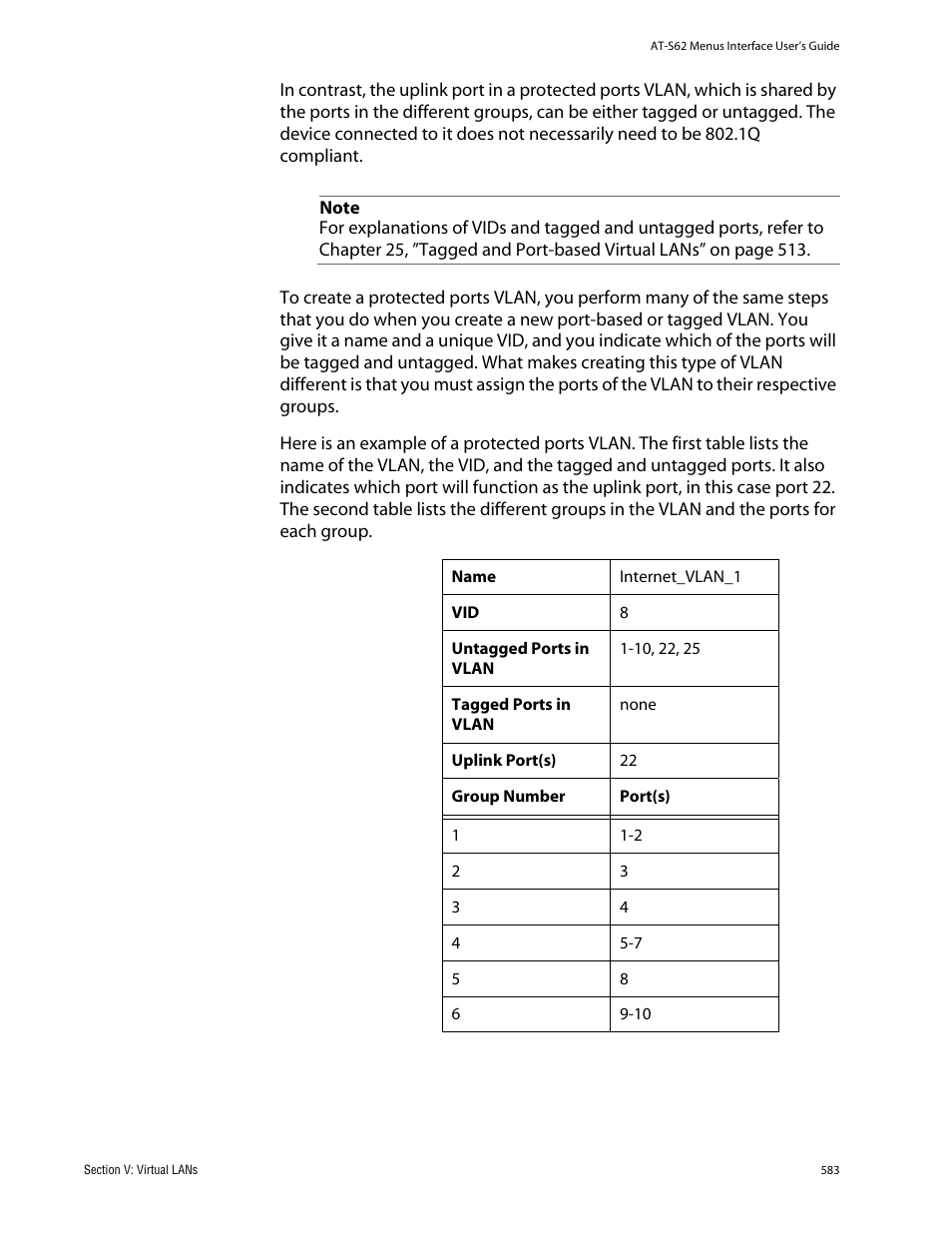 Allied Telesis AT-S62 User Manual | Page 583 / 760
