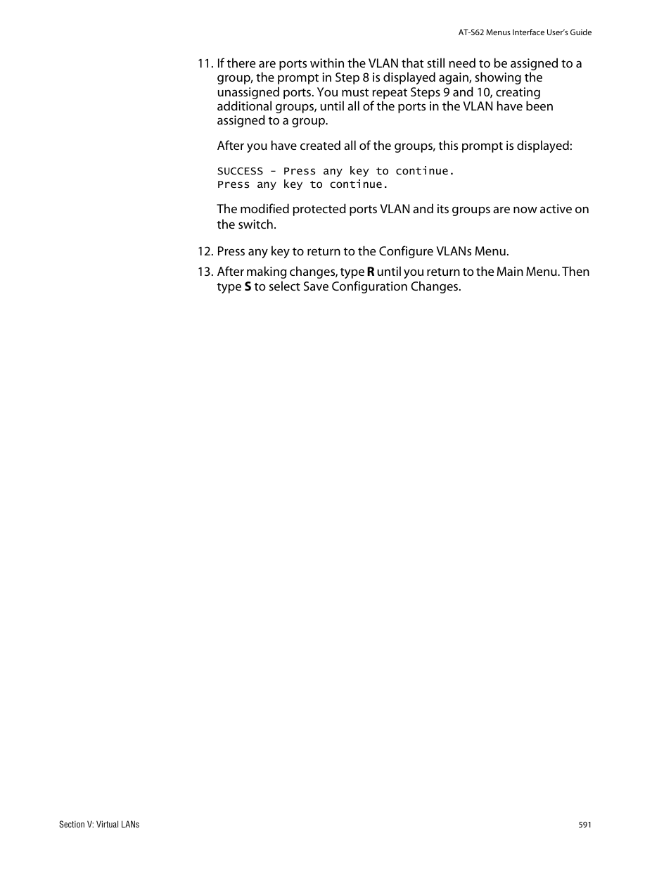Allied Telesis AT-S62 User Manual | Page 591 / 760