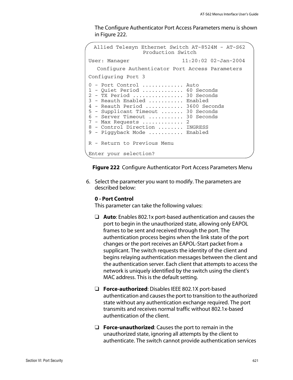 Allied Telesis AT-S62 User Manual | Page 621 / 760