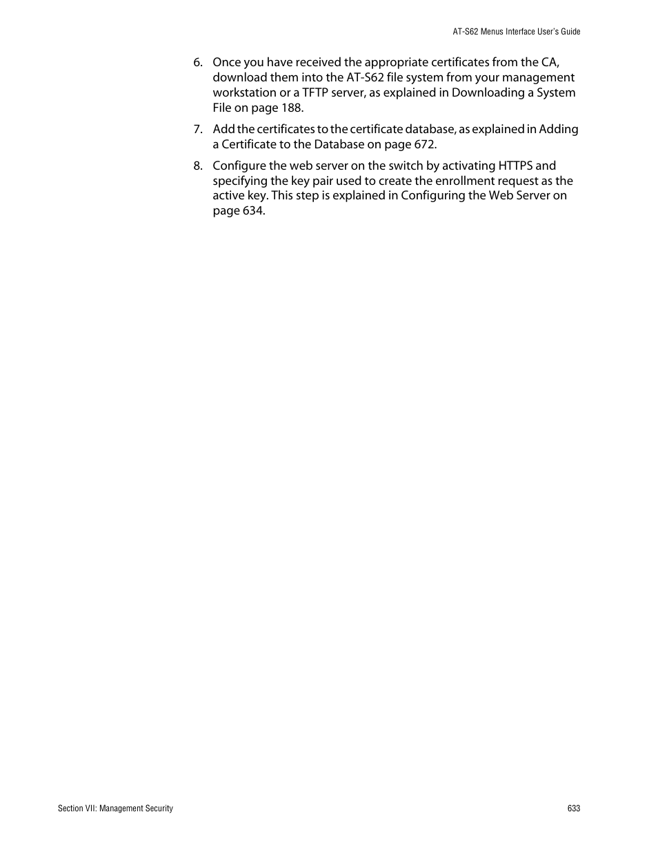 Allied Telesis AT-S62 User Manual | Page 633 / 760