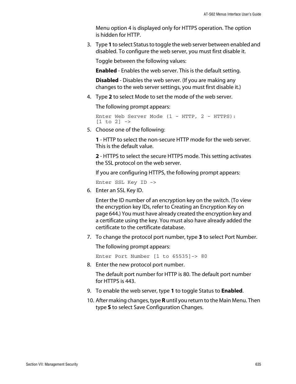 Allied Telesis AT-S62 User Manual | Page 635 / 760