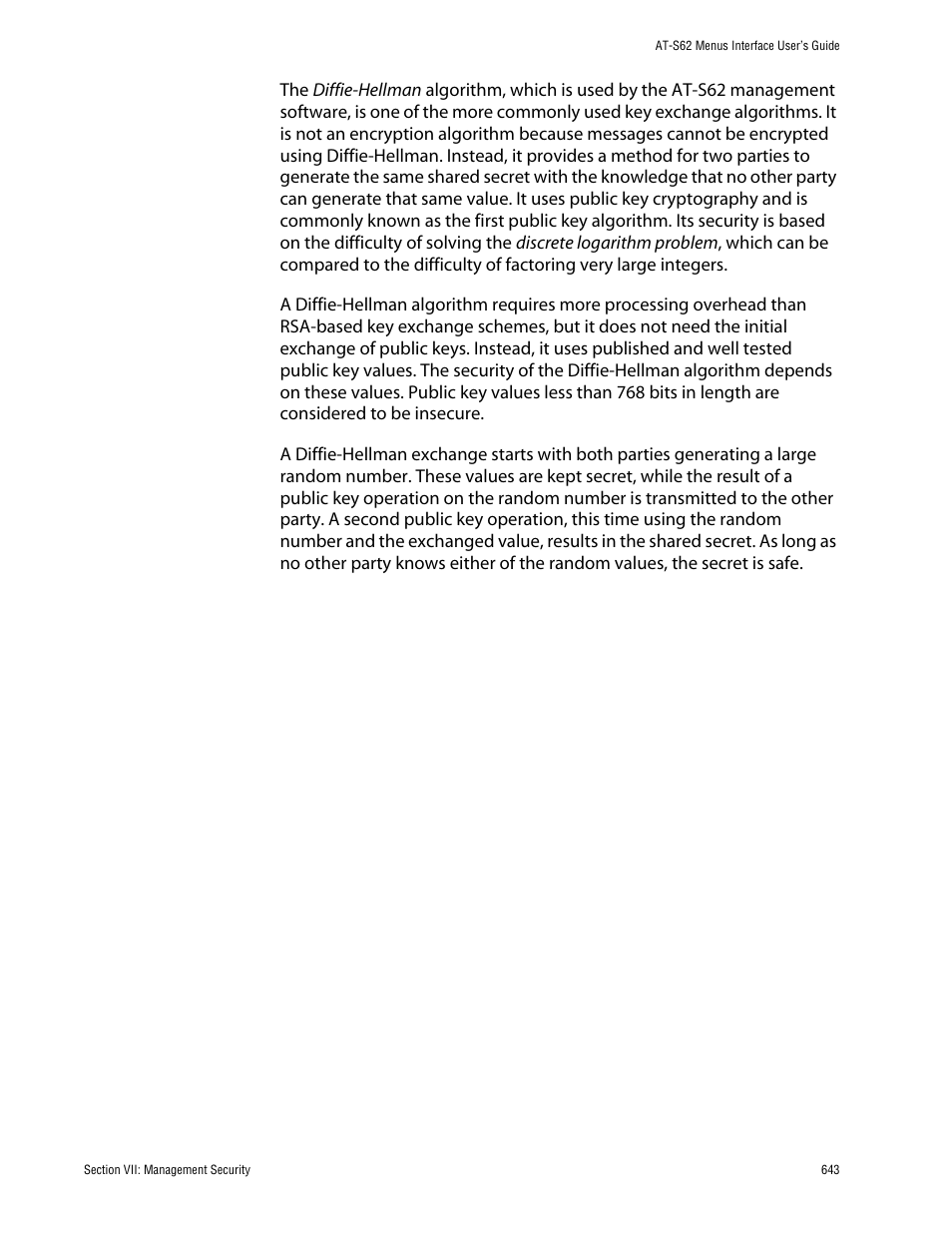 Allied Telesis AT-S62 User Manual | Page 643 / 760
