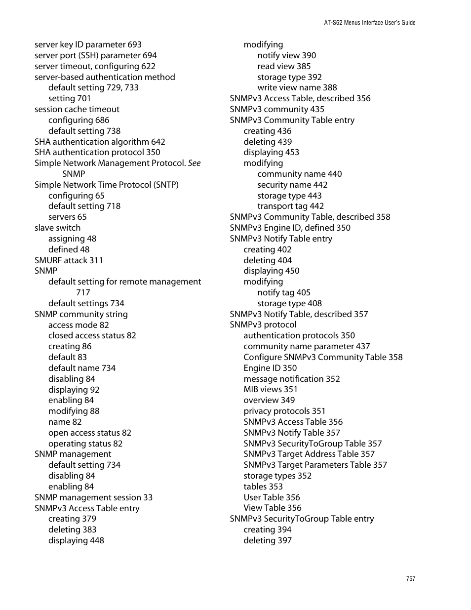 Allied Telesis AT-S62 User Manual | Page 757 / 760