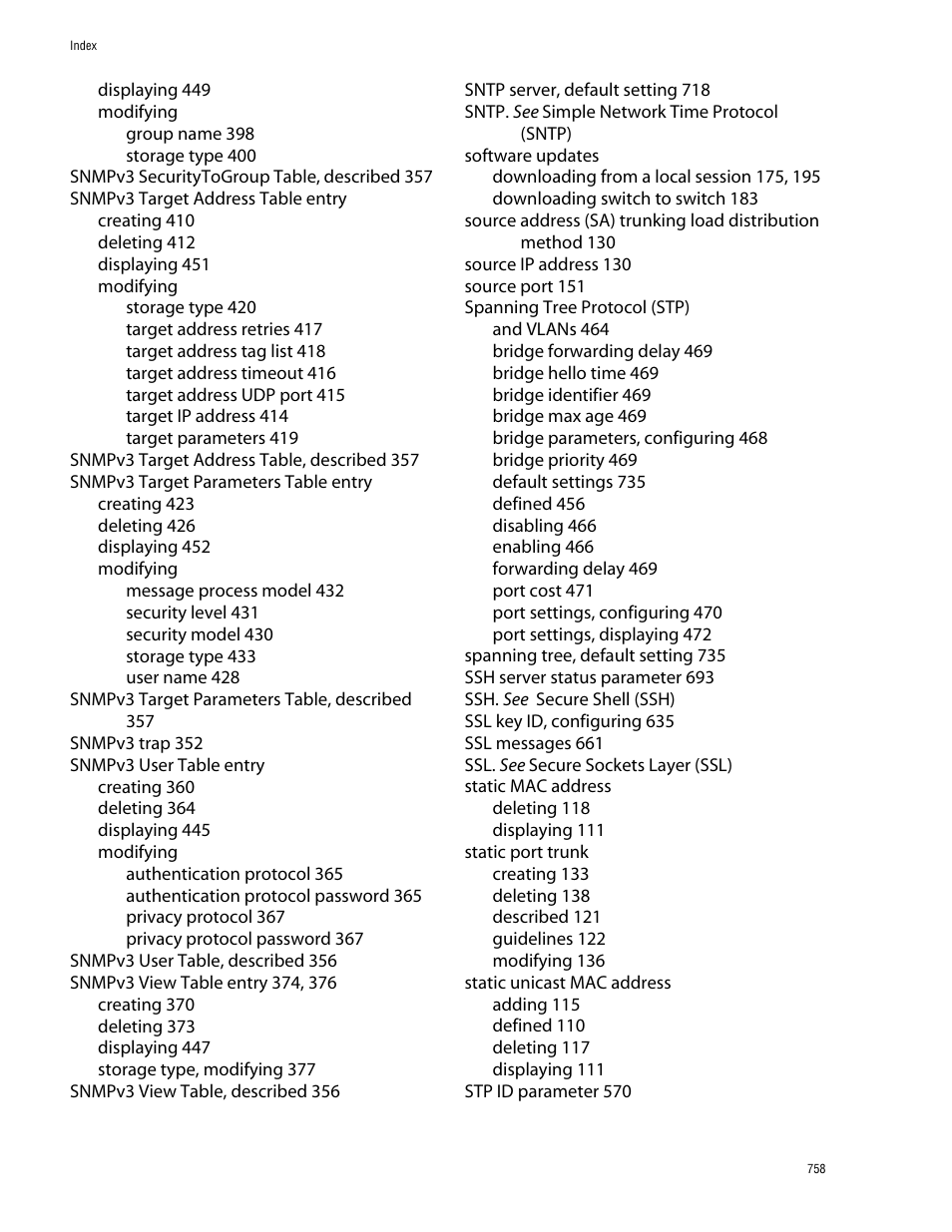 Allied Telesis AT-S62 User Manual | Page 758 / 760