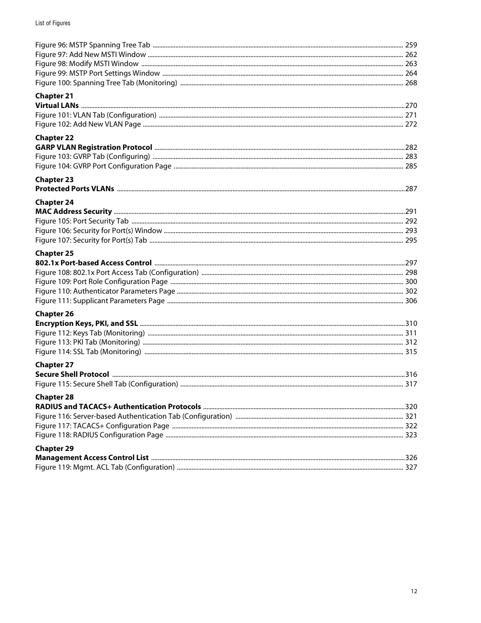 Allied Telesis AT-S62 User Manual | Page 12 / 335