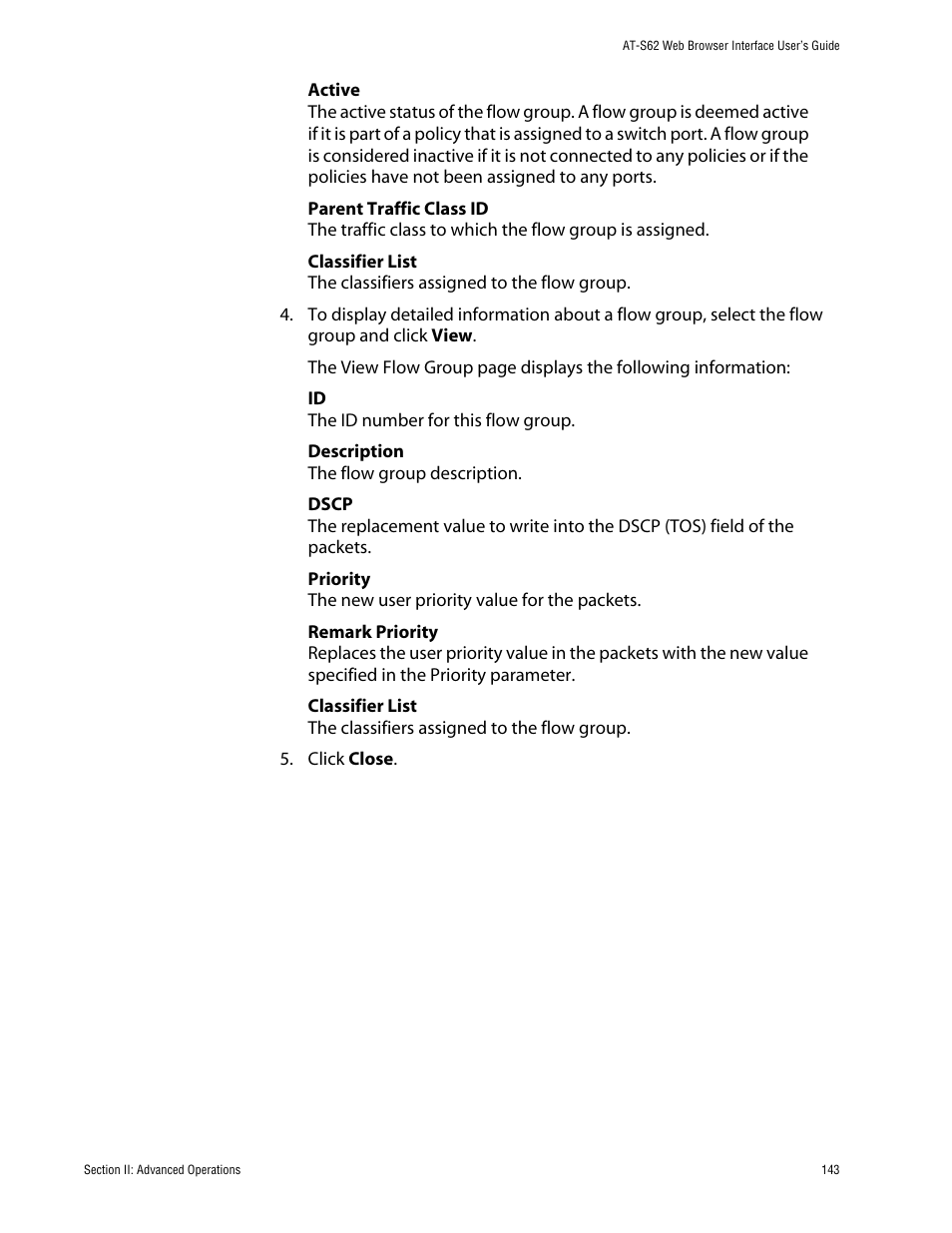 Allied Telesis AT-S62 User Manual | Page 143 / 335
