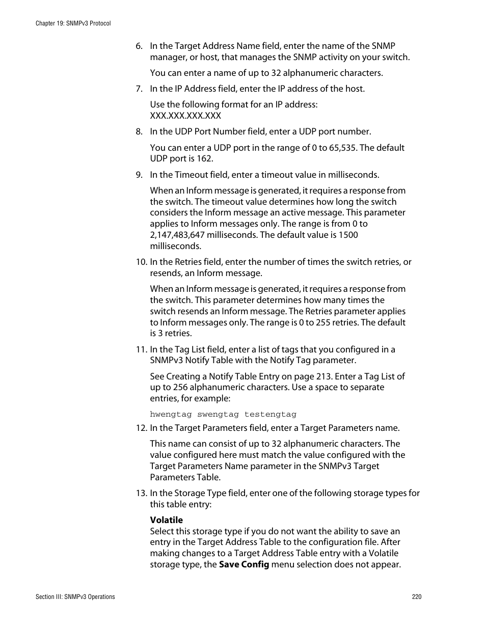 Allied Telesis AT-S62 User Manual | Page 220 / 335