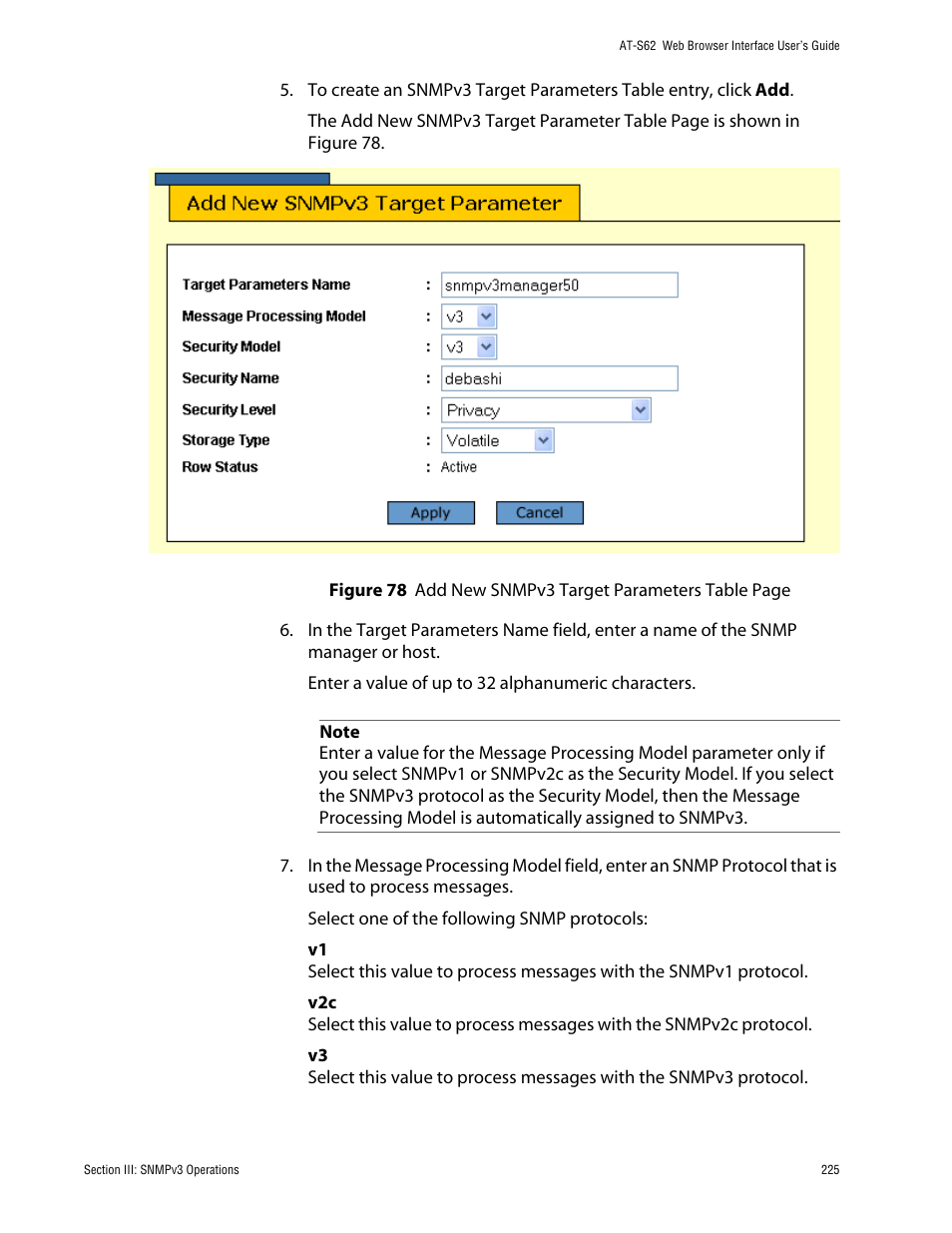 Allied Telesis AT-S62 User Manual | Page 225 / 335