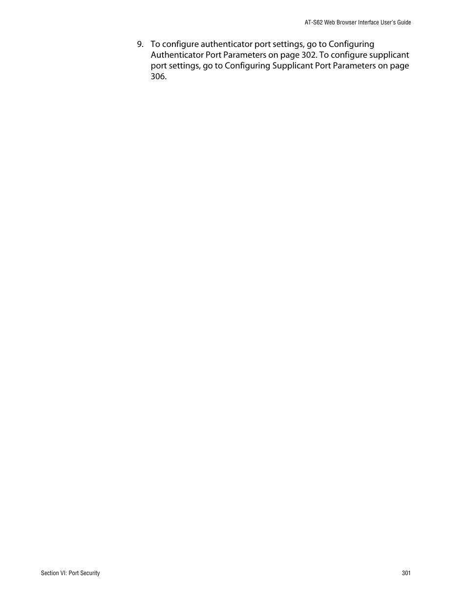 Allied Telesis AT-S62 User Manual | Page 301 / 335