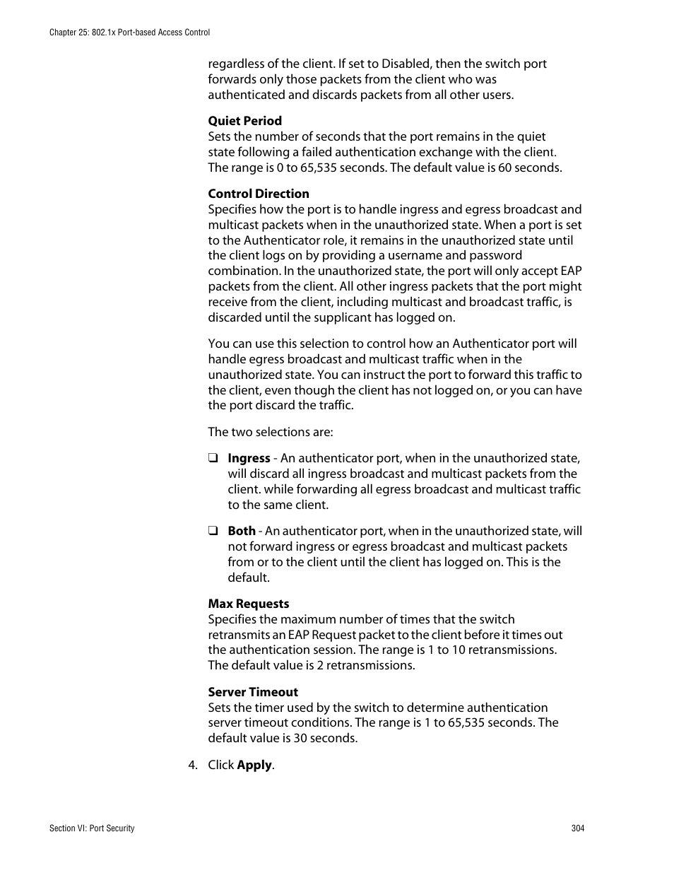 Allied Telesis AT-S62 User Manual | Page 304 / 335