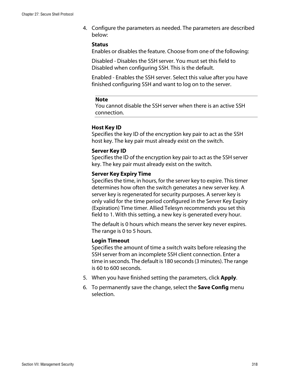 Allied Telesis AT-S62 User Manual | Page 318 / 335