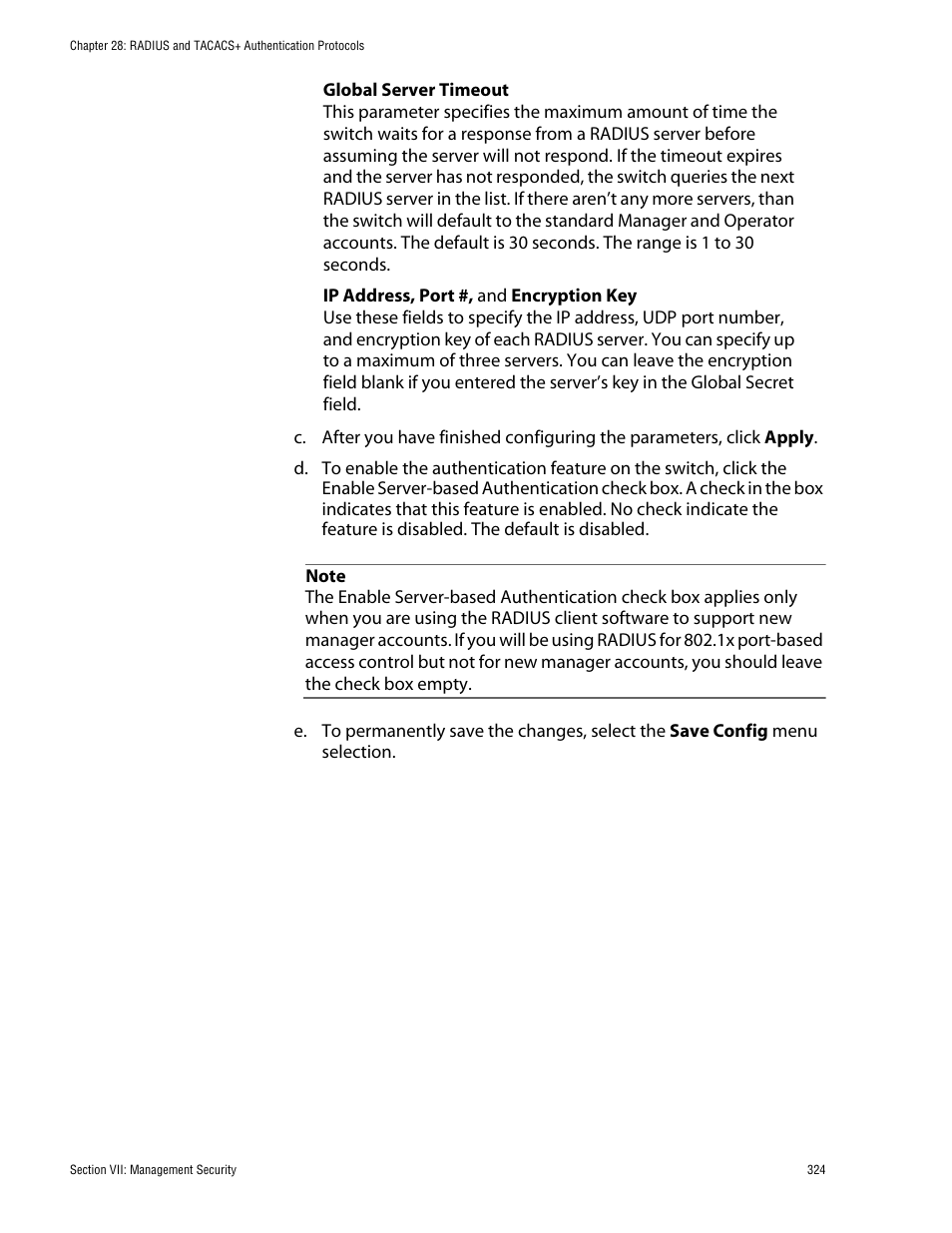 Allied Telesis AT-S62 User Manual | Page 324 / 335