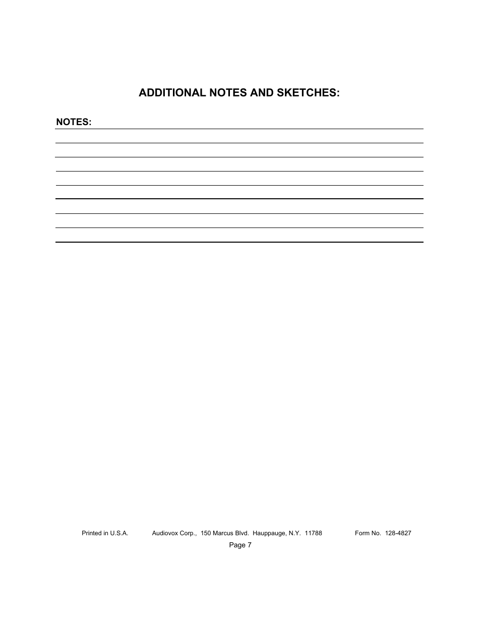 Audiovox Prestige AS-9256 User Manual | Page 7 / 19