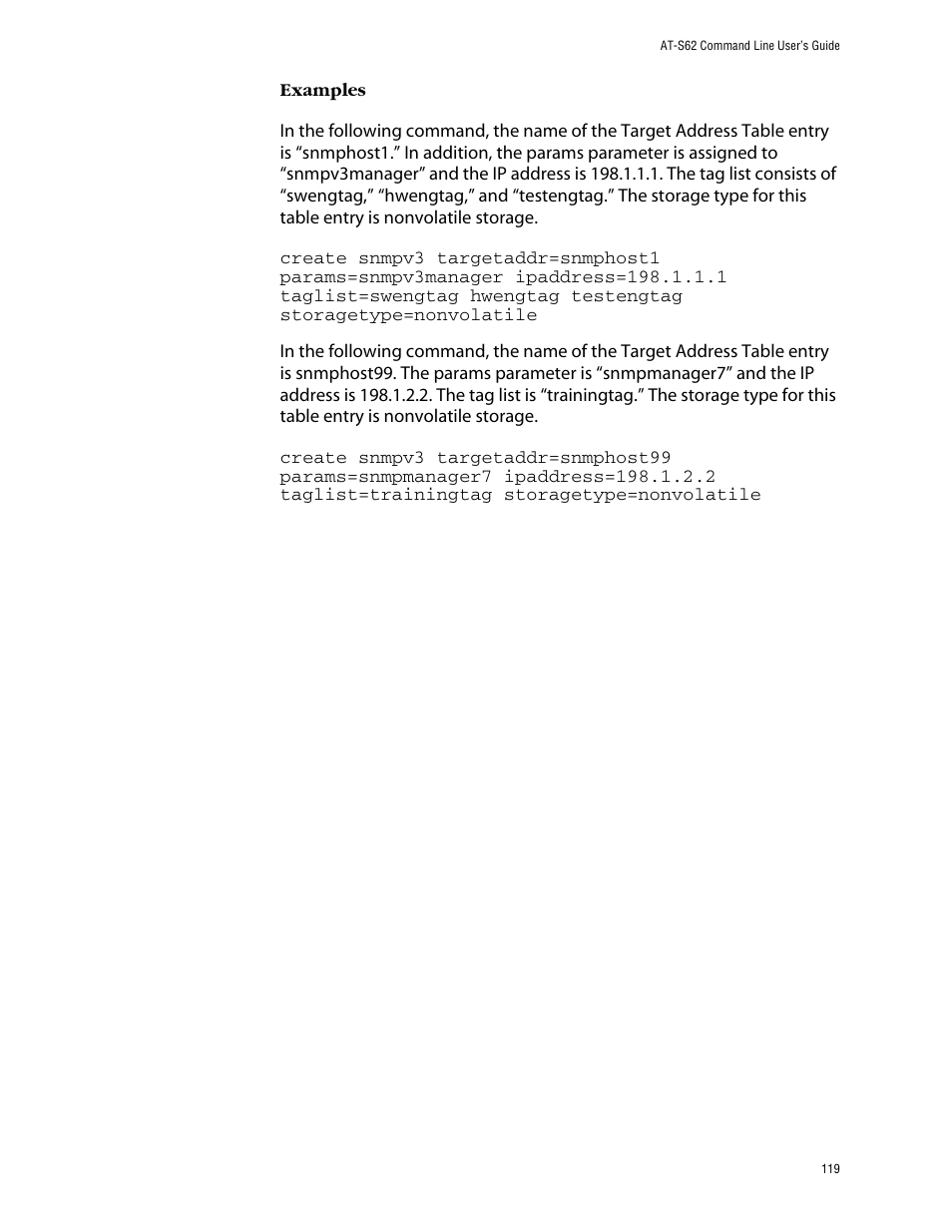 Allied Telesis AT-S62 User Manual | Page 119 / 573
