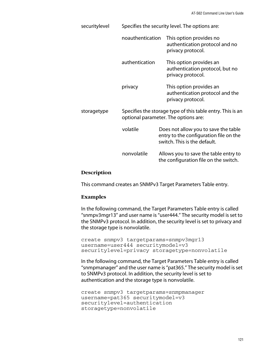 Allied Telesis AT-S62 User Manual | Page 121 / 573