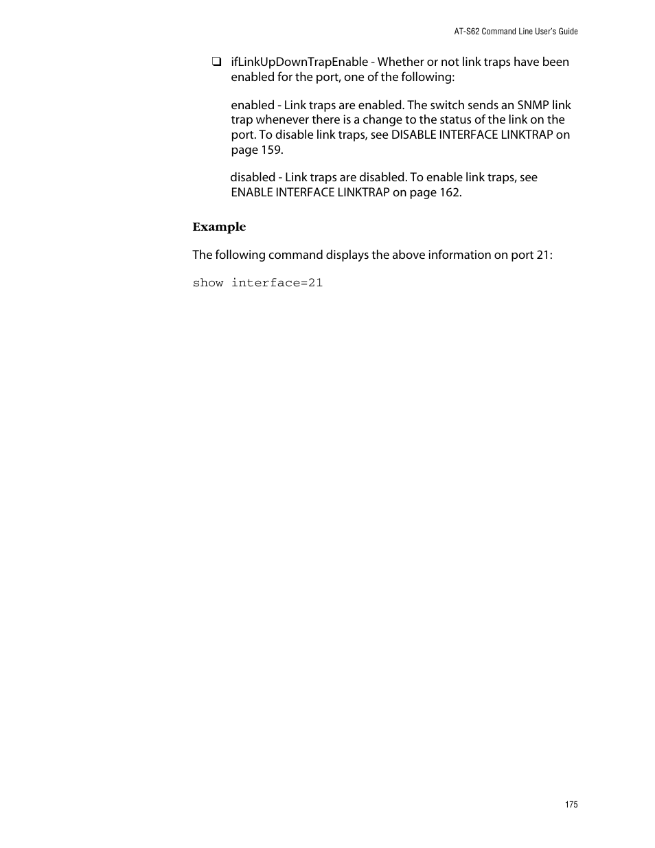 Allied Telesis AT-S62 User Manual | Page 175 / 573