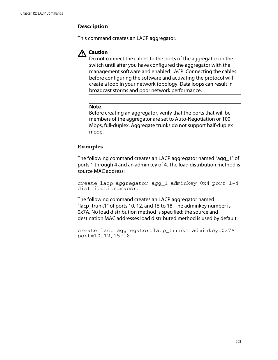 Allied Telesis AT-S62 User Manual | Page 208 / 573