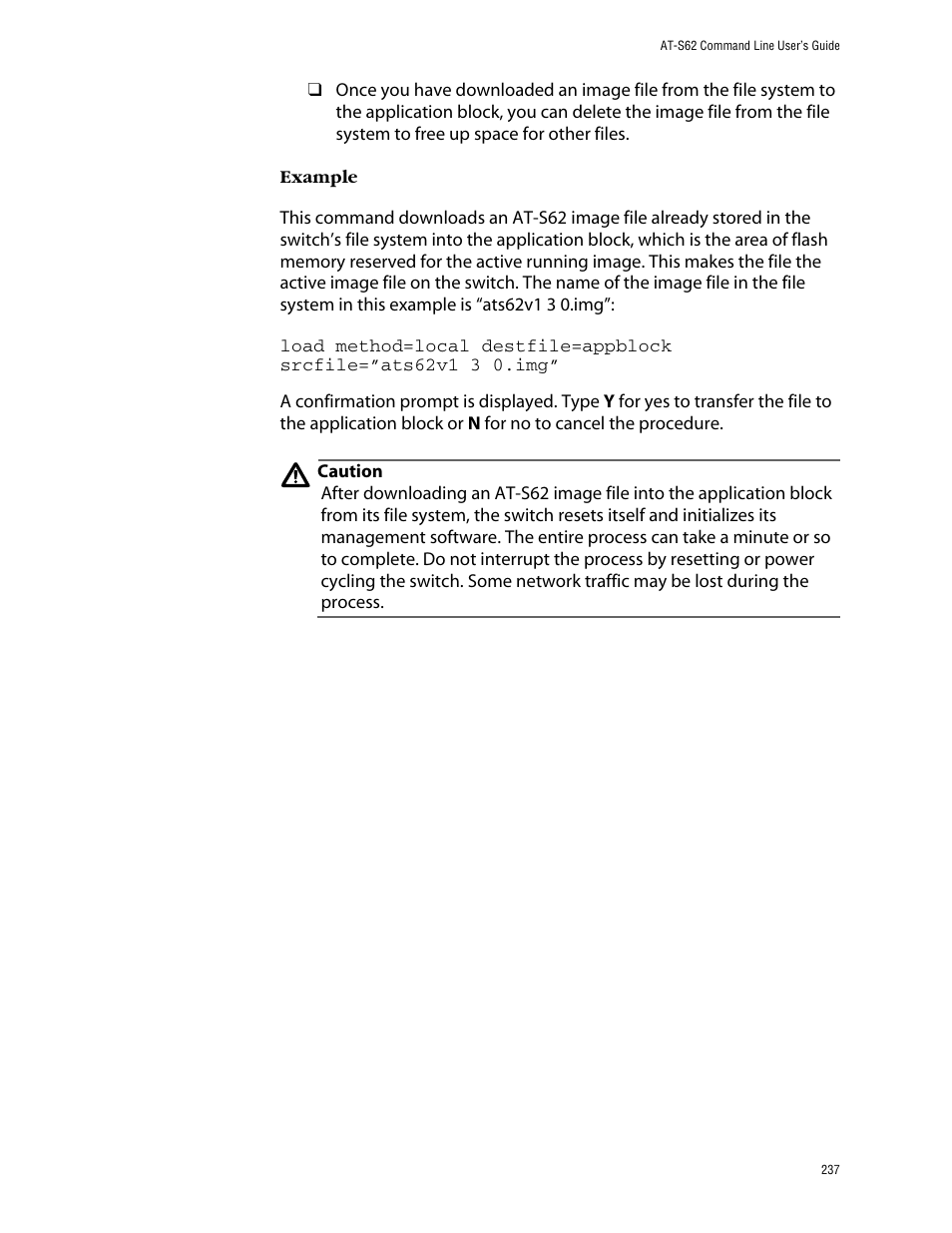 Allied Telesis AT-S62 User Manual | Page 237 / 573