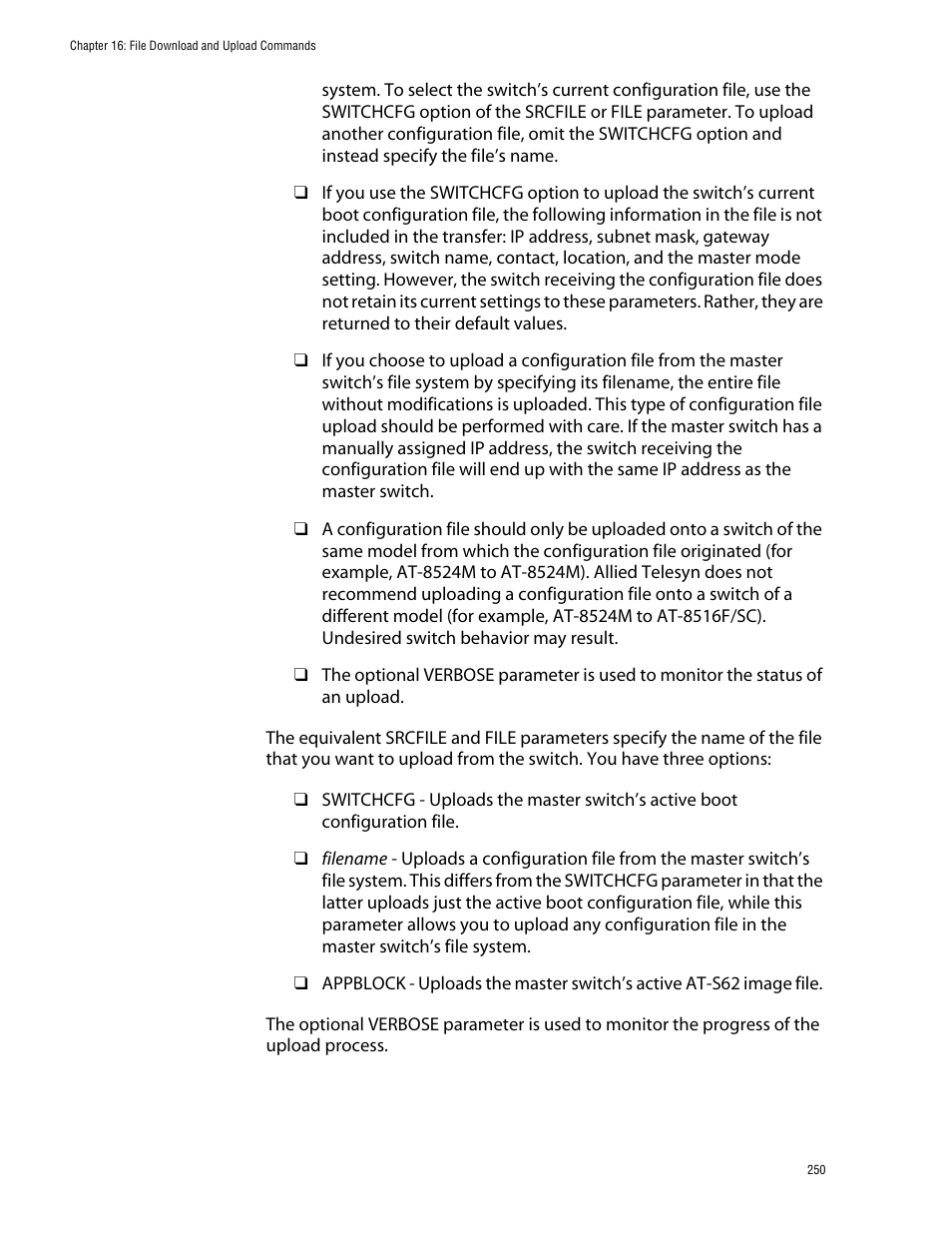 Allied Telesis AT-S62 User Manual | Page 250 / 573