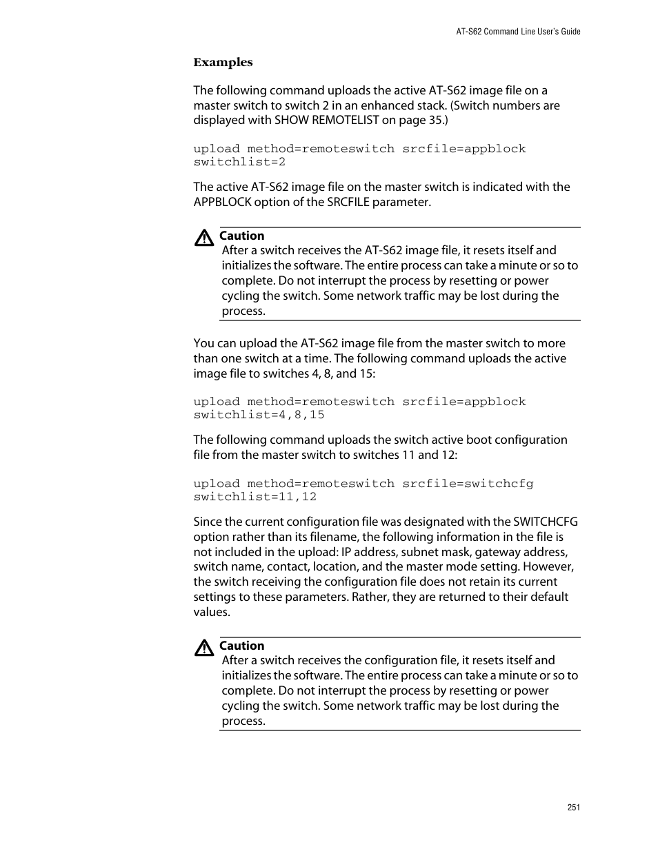Allied Telesis AT-S62 User Manual | Page 251 / 573