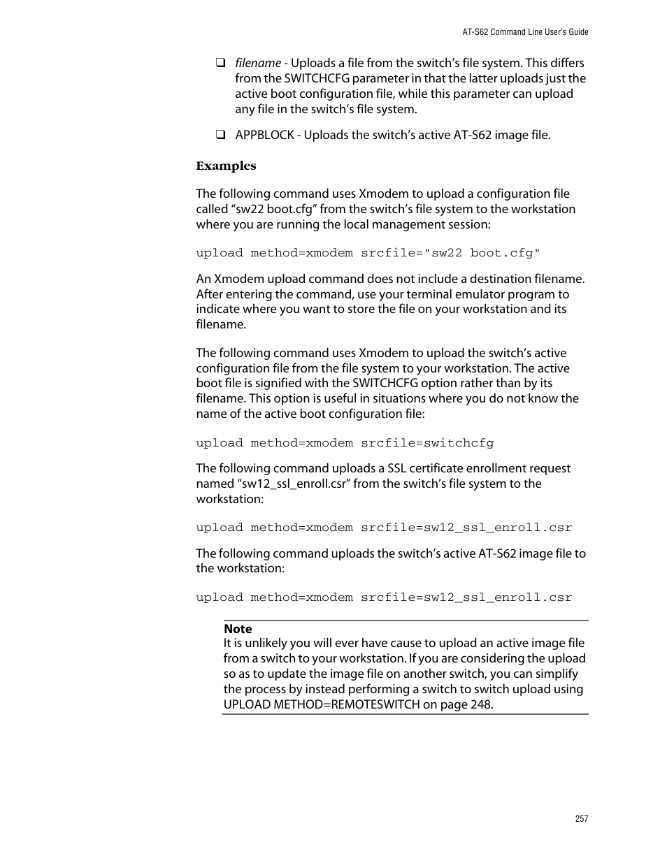 Allied Telesis AT-S62 User Manual | Page 257 / 573