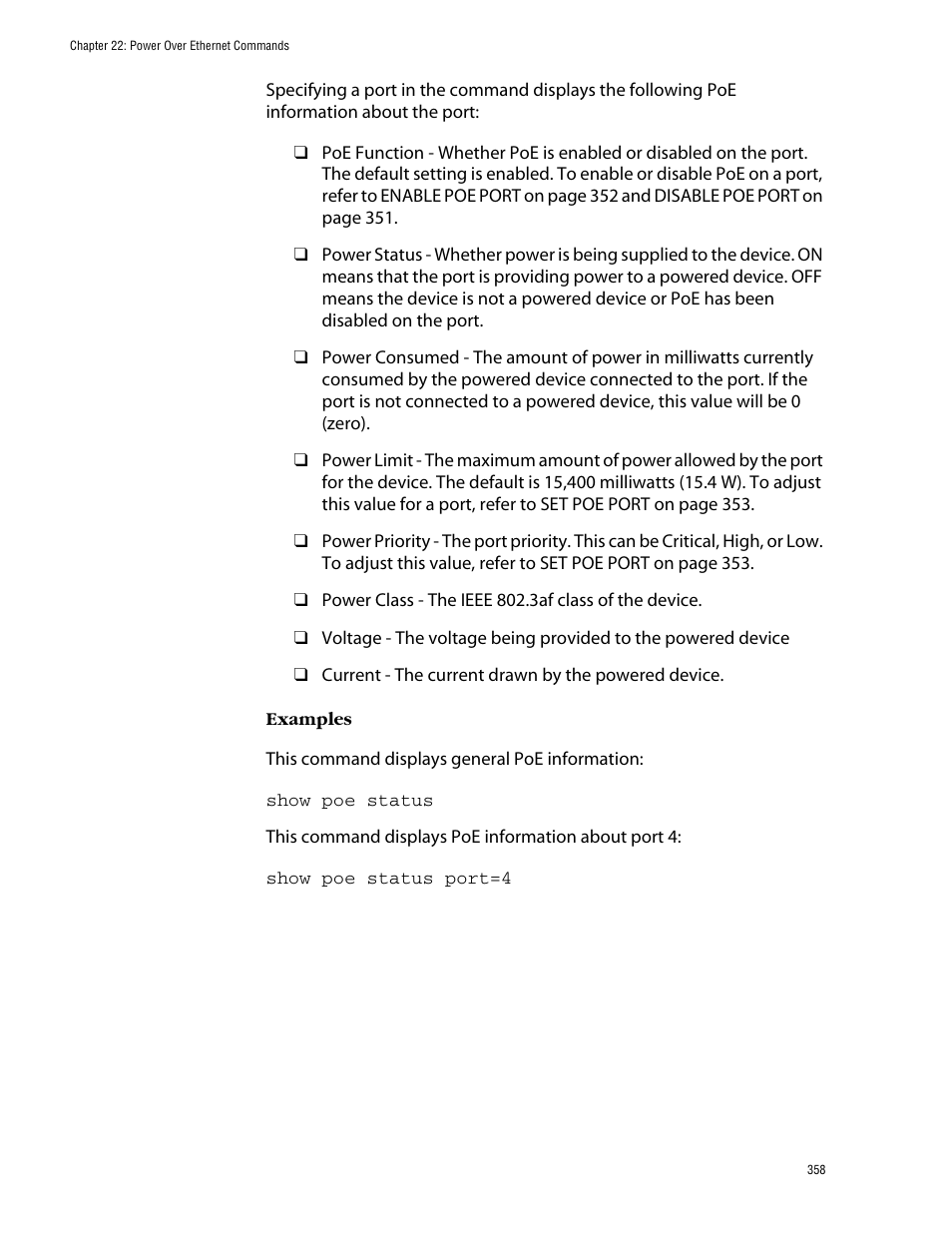 Allied Telesis AT-S62 User Manual | Page 358 / 573