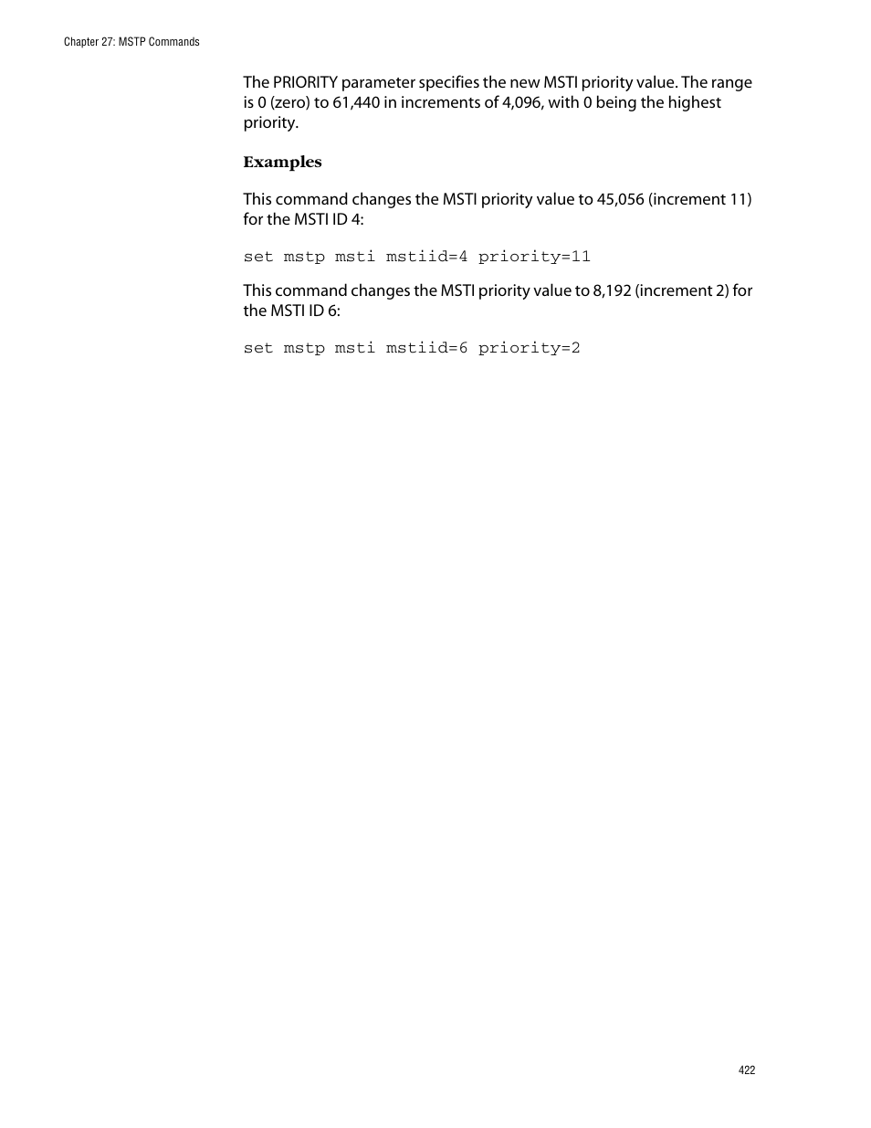 Allied Telesis AT-S62 User Manual | Page 422 / 573