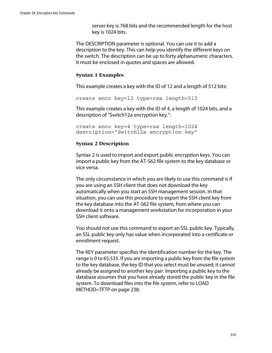 Allied Telesis AT-S62 User Manual | Page 510 / 573