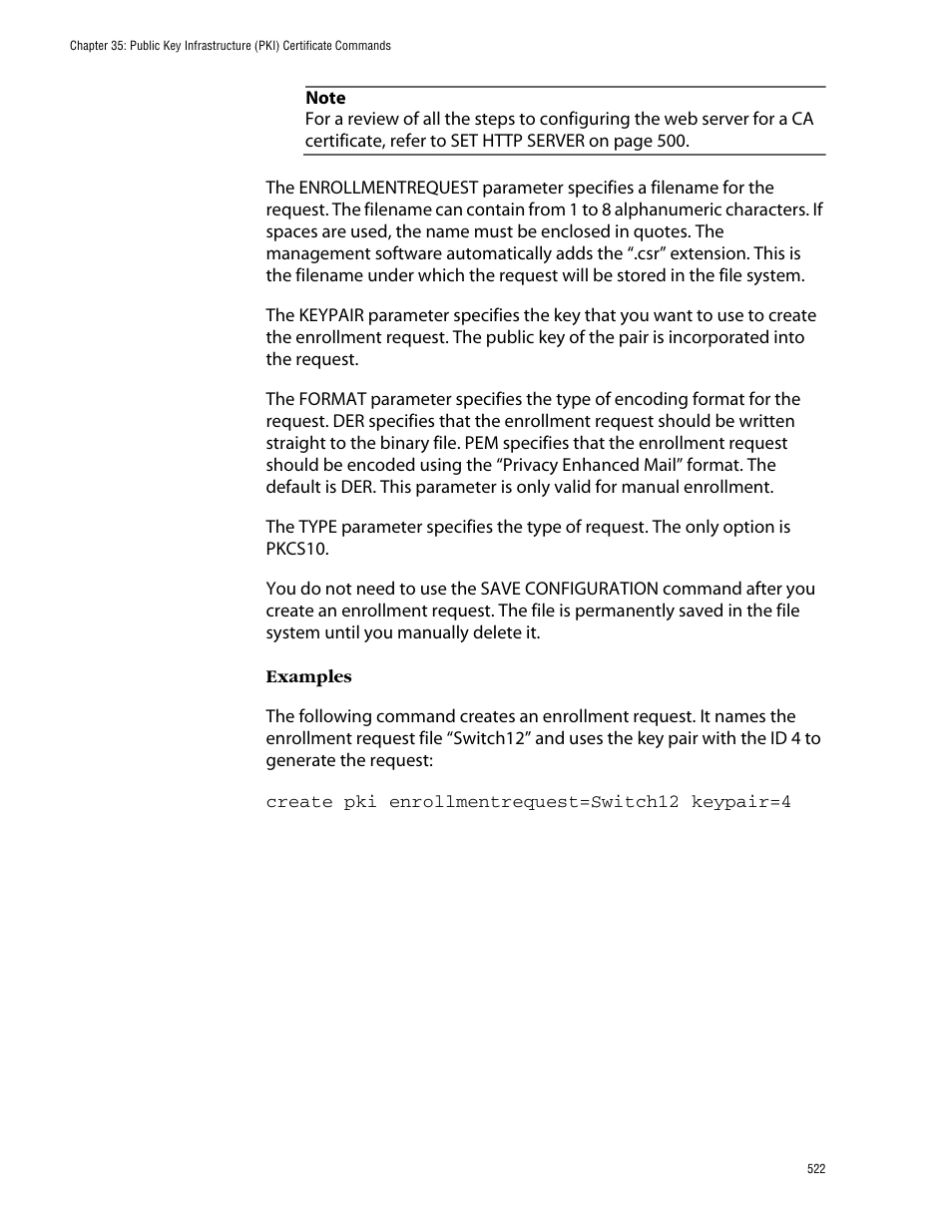 Allied Telesis AT-S62 User Manual | Page 522 / 573