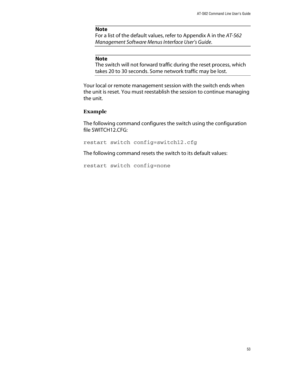 Allied Telesis AT-S62 User Manual | Page 53 / 573