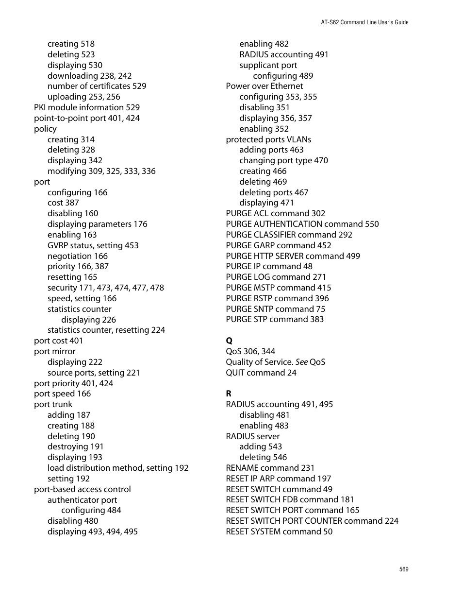 Allied Telesis AT-S62 User Manual | Page 569 / 573