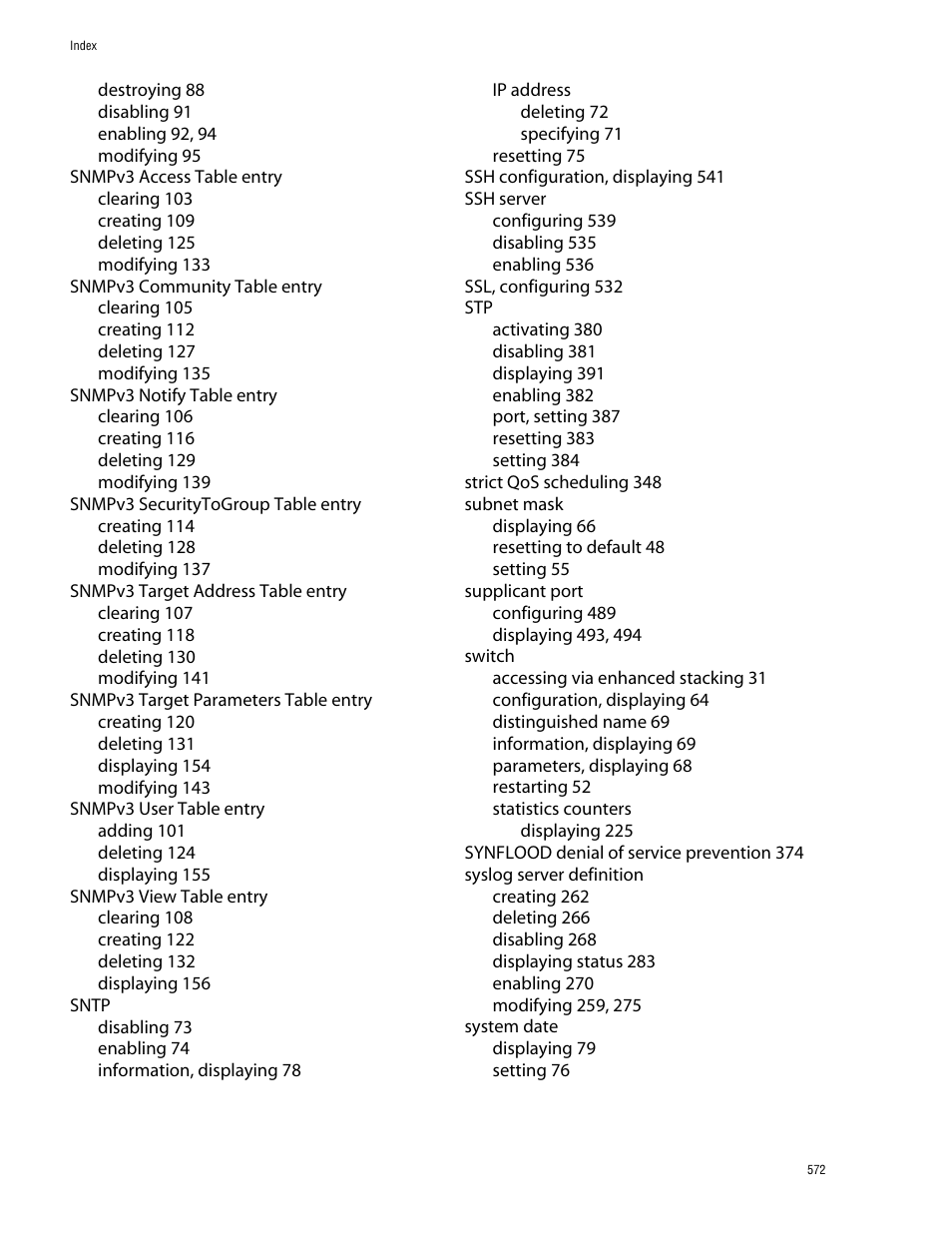 Allied Telesis AT-S62 User Manual | Page 572 / 573