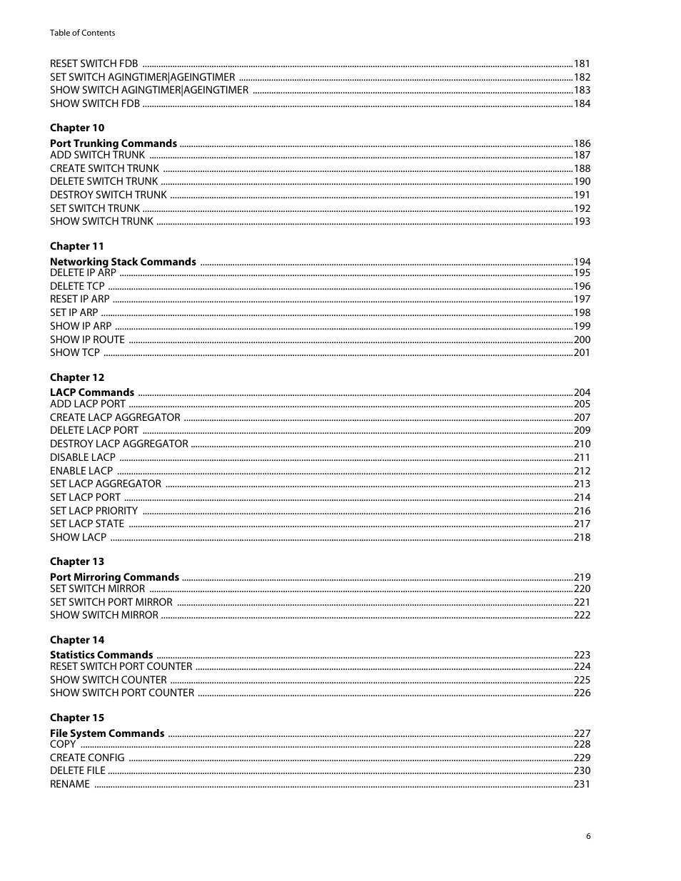 Allied Telesis AT-S62 User Manual | Page 6 / 573