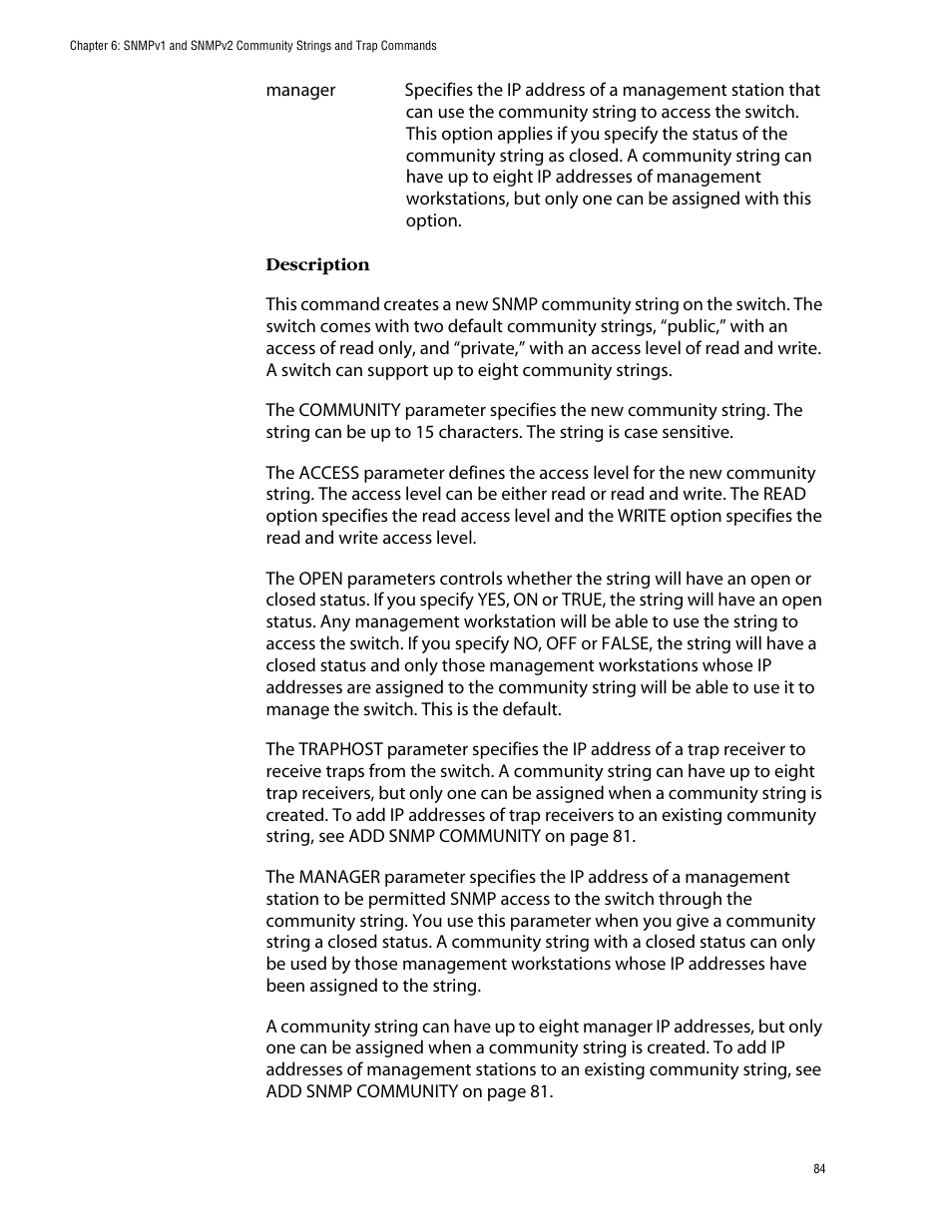 Allied Telesis AT-S62 User Manual | Page 84 / 573