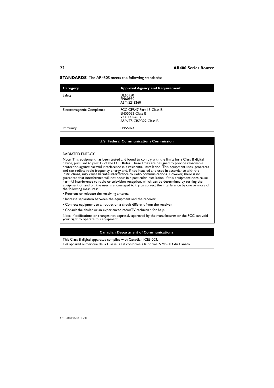Allied Telesis AR400 Series Router User Manual | Page 22 / 40