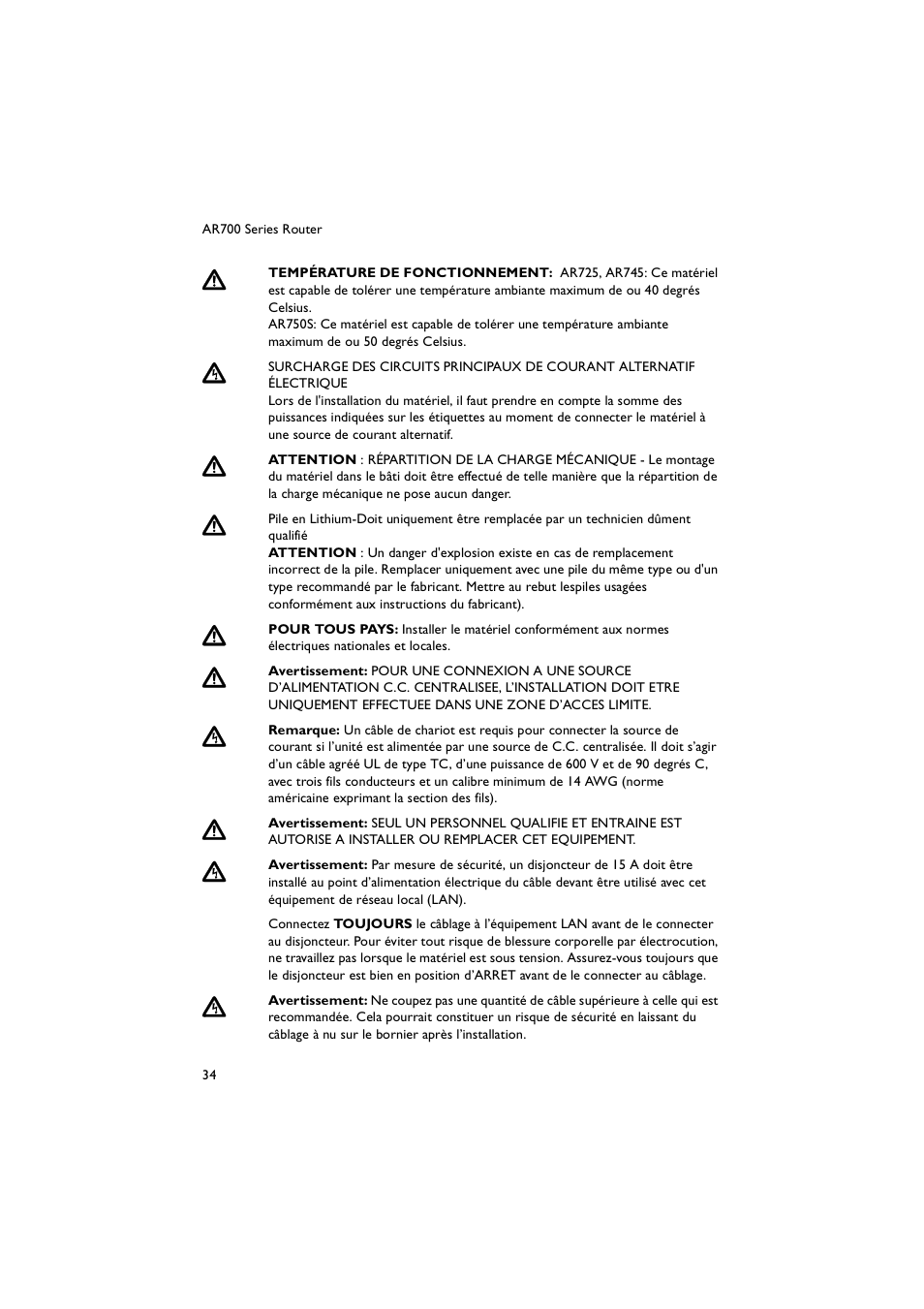 Allied Telesis AR700 Series Router User Manual | Page 34 / 52