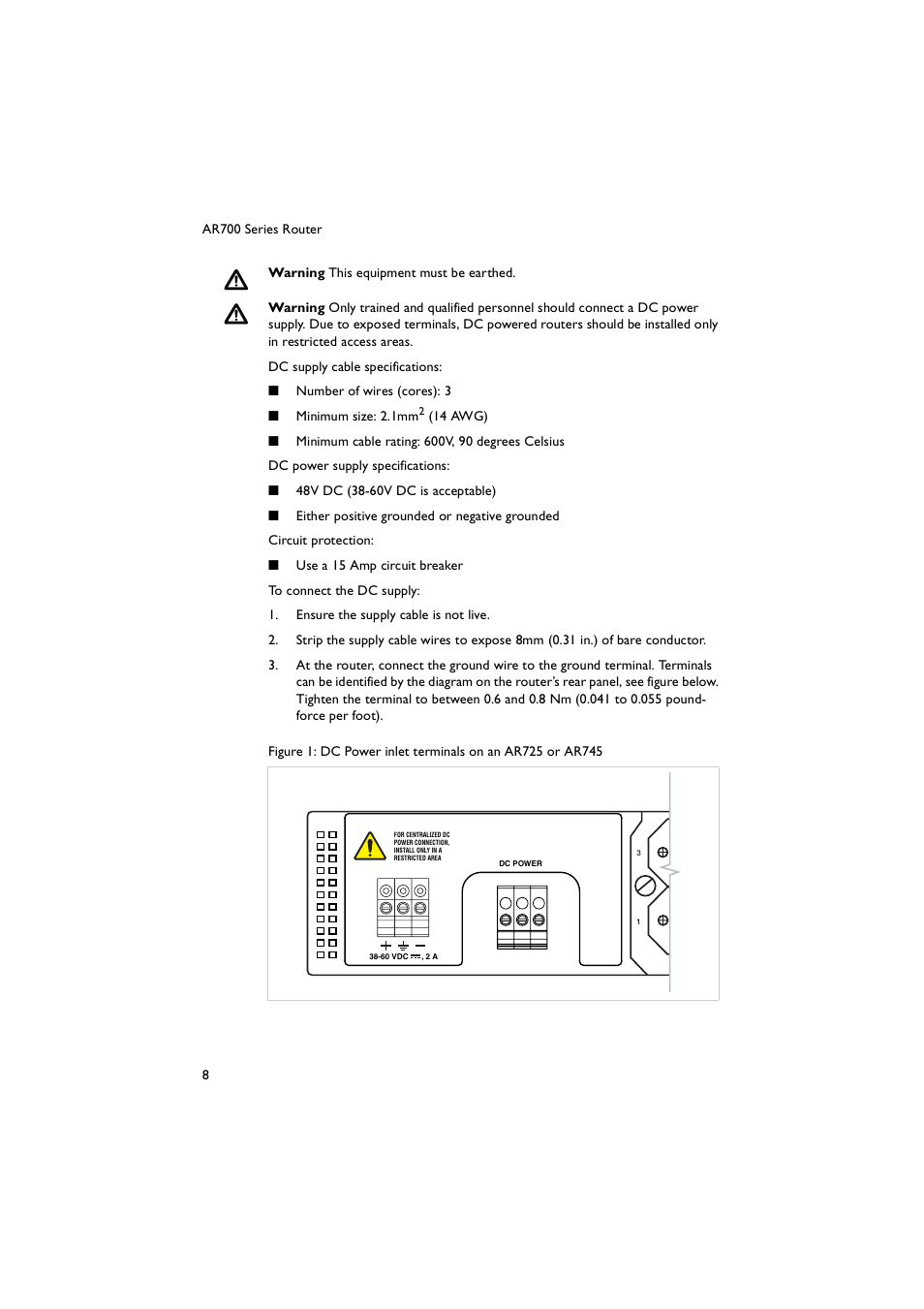 Allied Telesis AR700 Series Router User Manual | Page 8 / 52