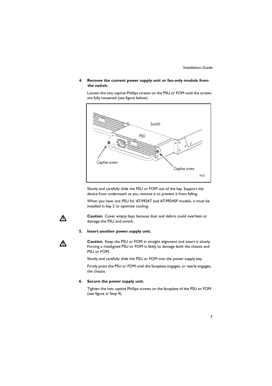 Allied Telesis AT-9900s Switches User Manual | Page 7 / 12