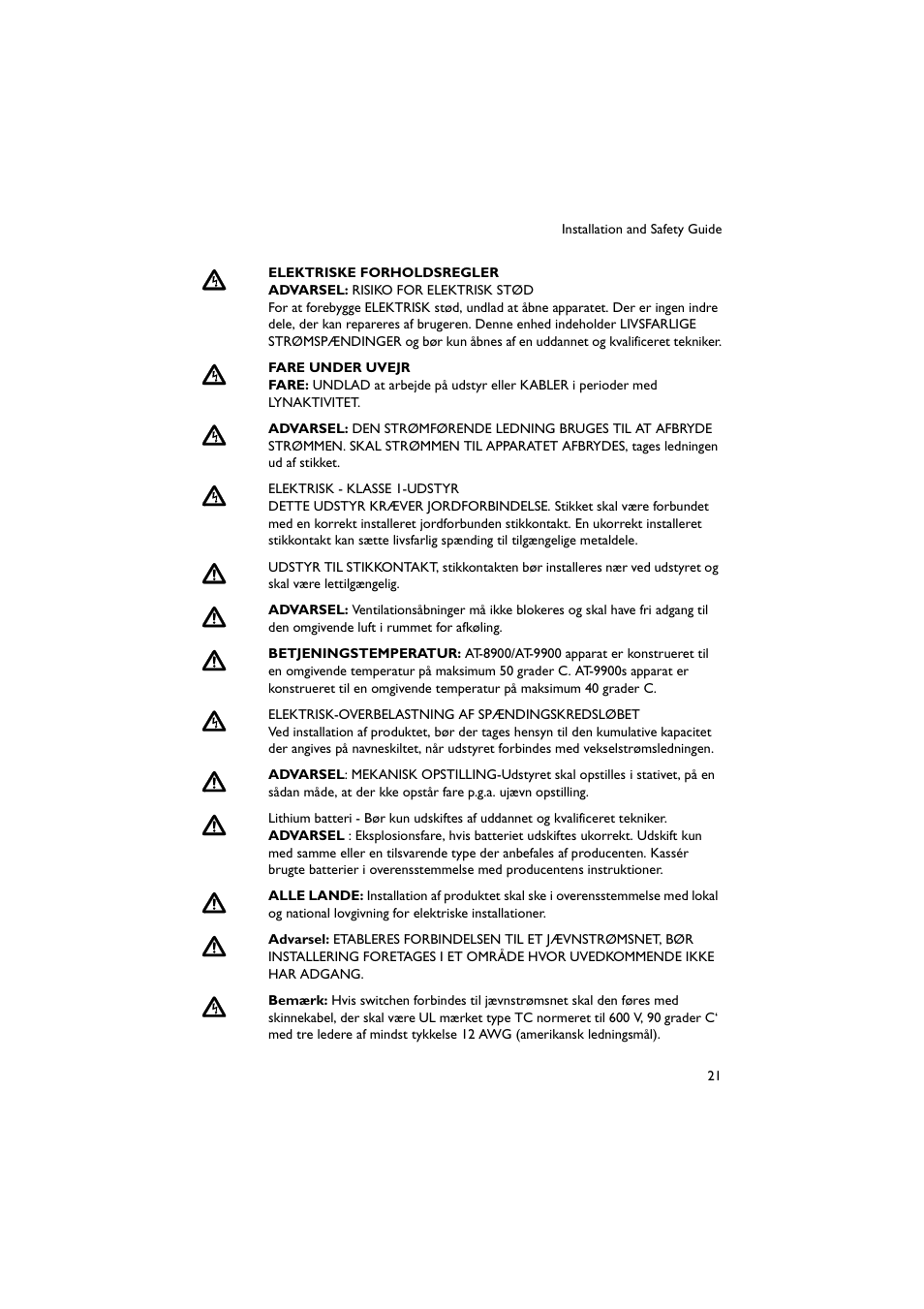 Allied Telesis AT-9900s Switches User Manual | Page 21 / 38