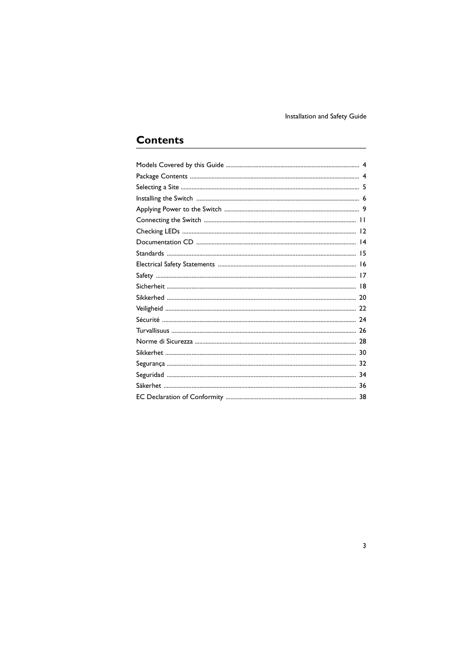 Allied Telesis AT-9900s Switches User Manual | Page 3 / 38