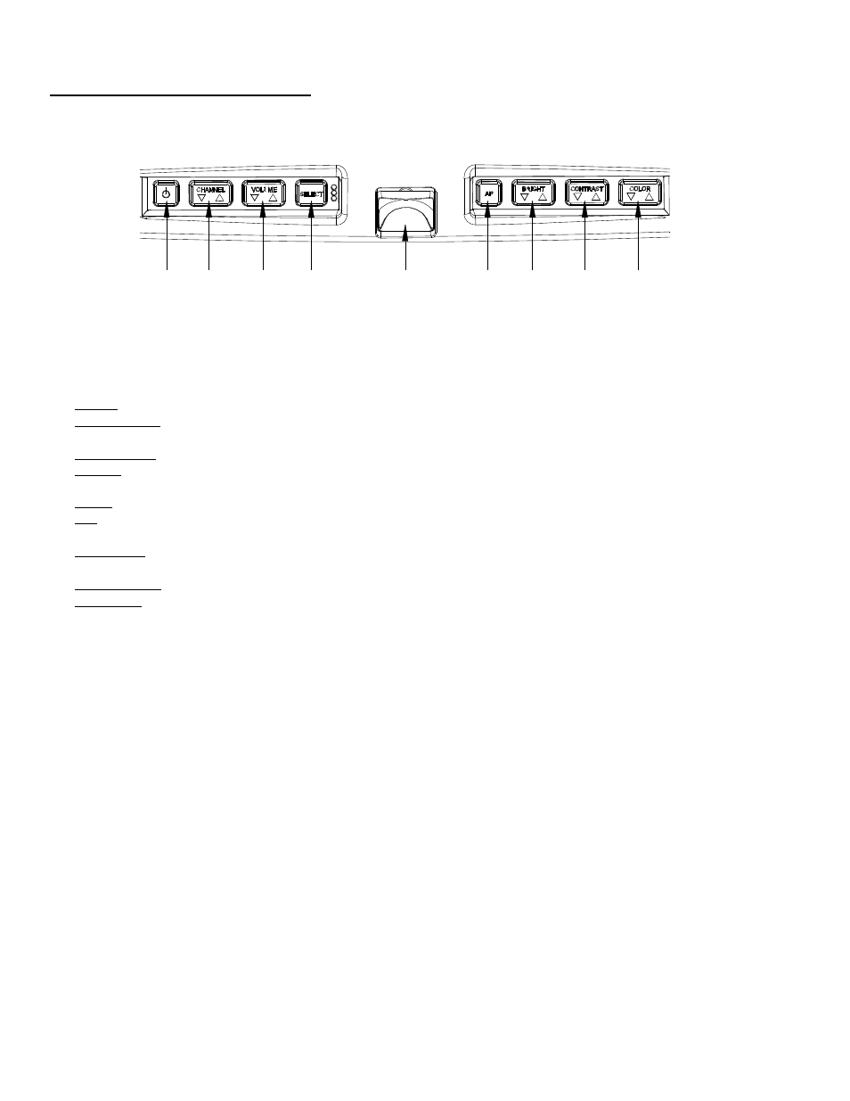 Front button panel features | Audiovox LCM1331FDW User Manual | Page 4 / 15