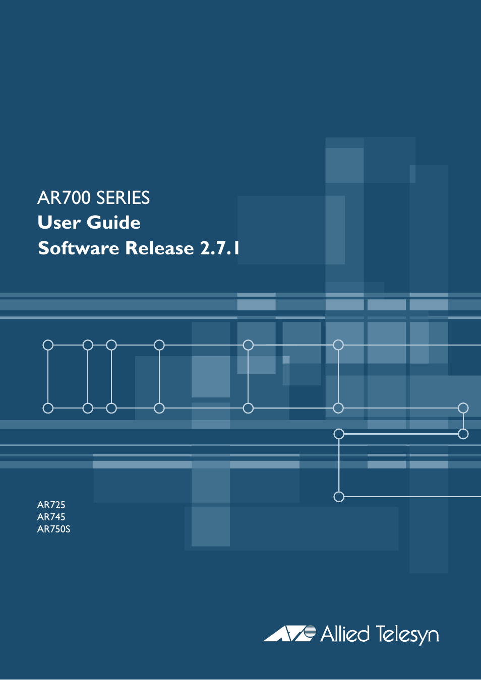 Allied Telesis AR700 SERIES Software Release 2.7.1 User Manual | 118 pages