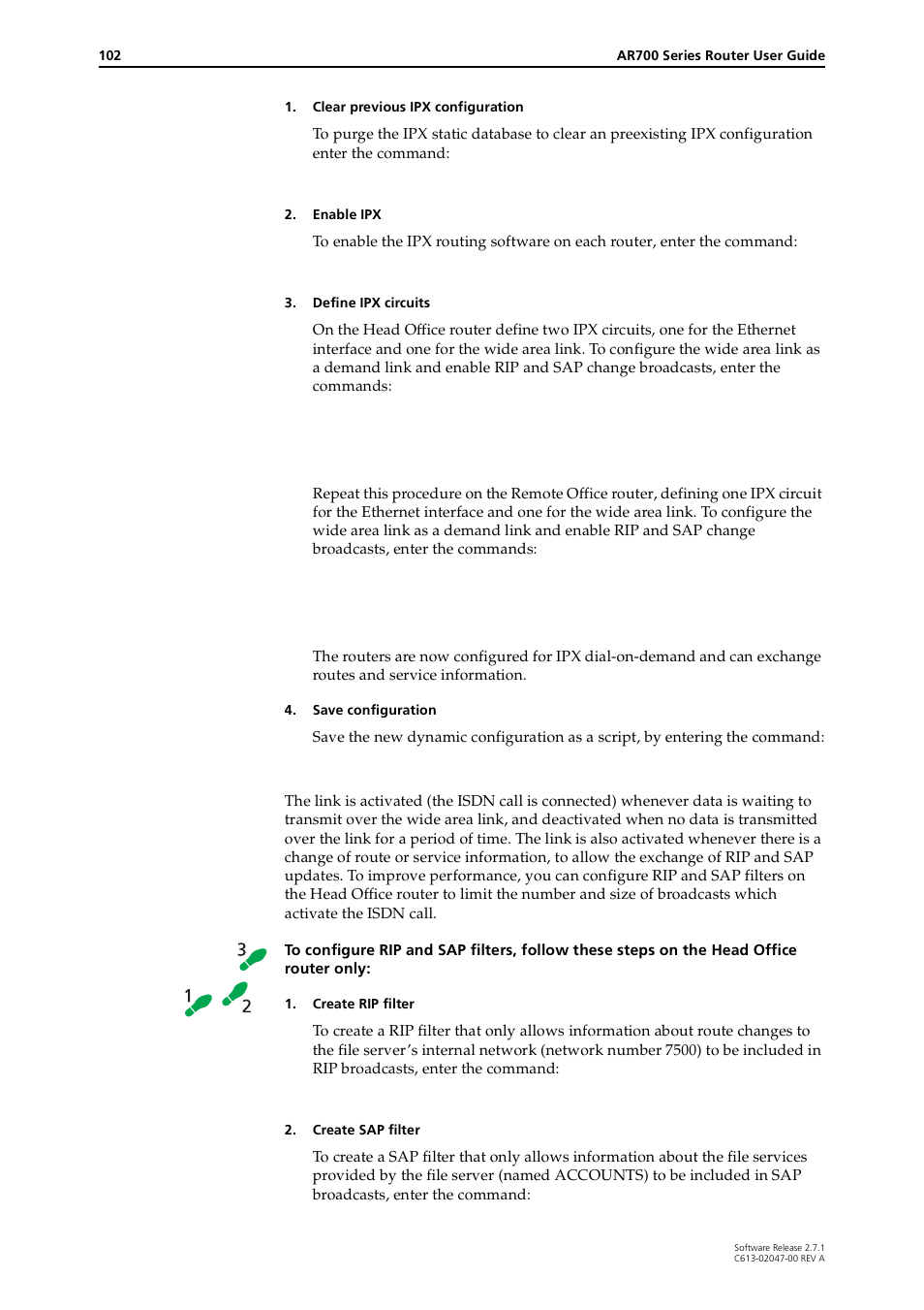 Allied Telesis AR700 SERIES Software Release 2.7.1 User Manual | Page 102 / 118