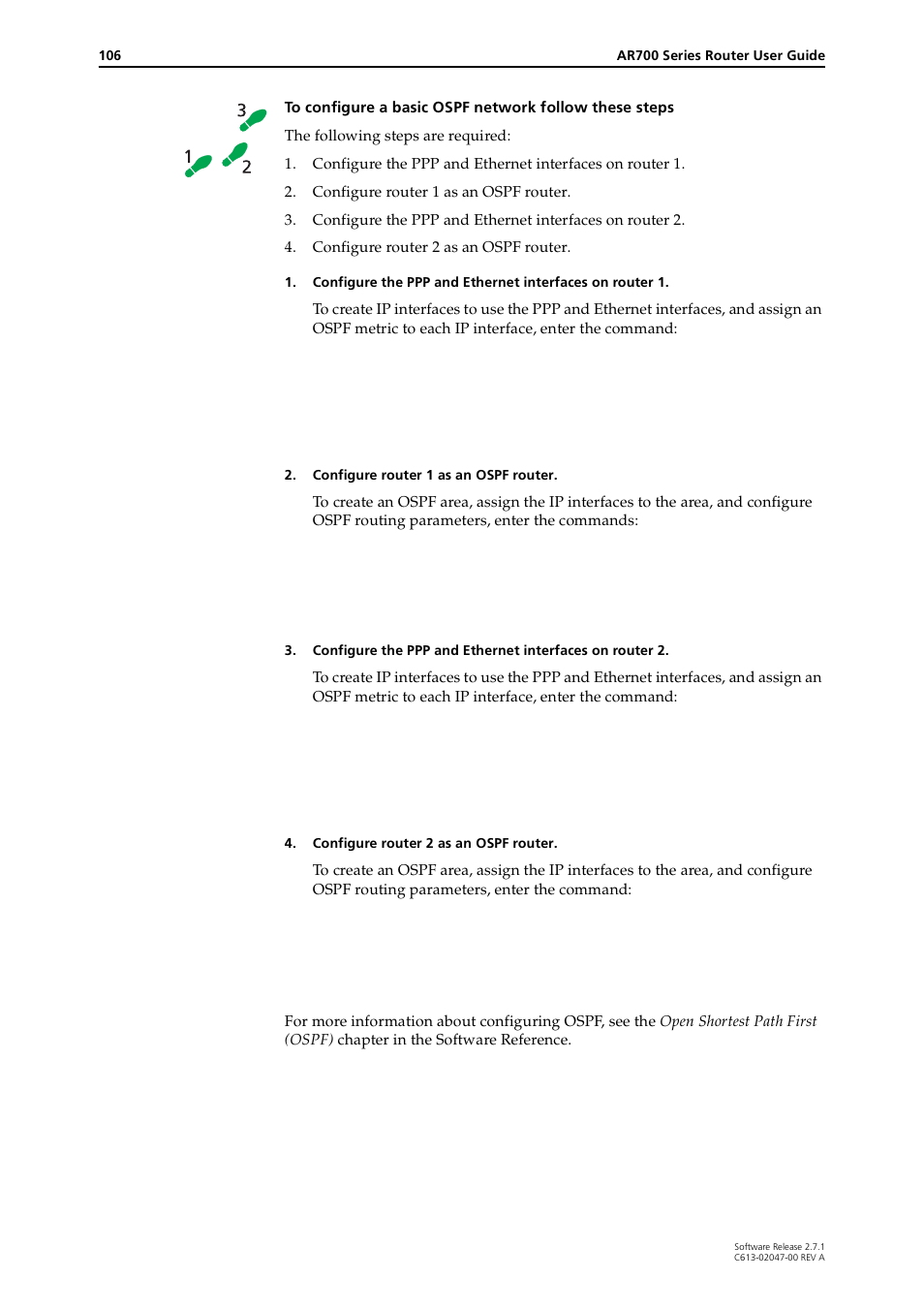 Allied Telesis AR700 SERIES Software Release 2.7.1 User Manual | Page 106 / 118