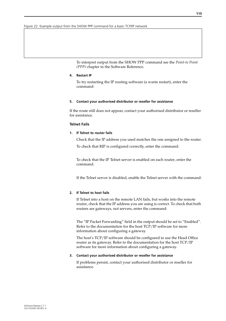 Allied Telesis AR700 SERIES Software Release 2.7.1 User Manual | Page 115 / 118