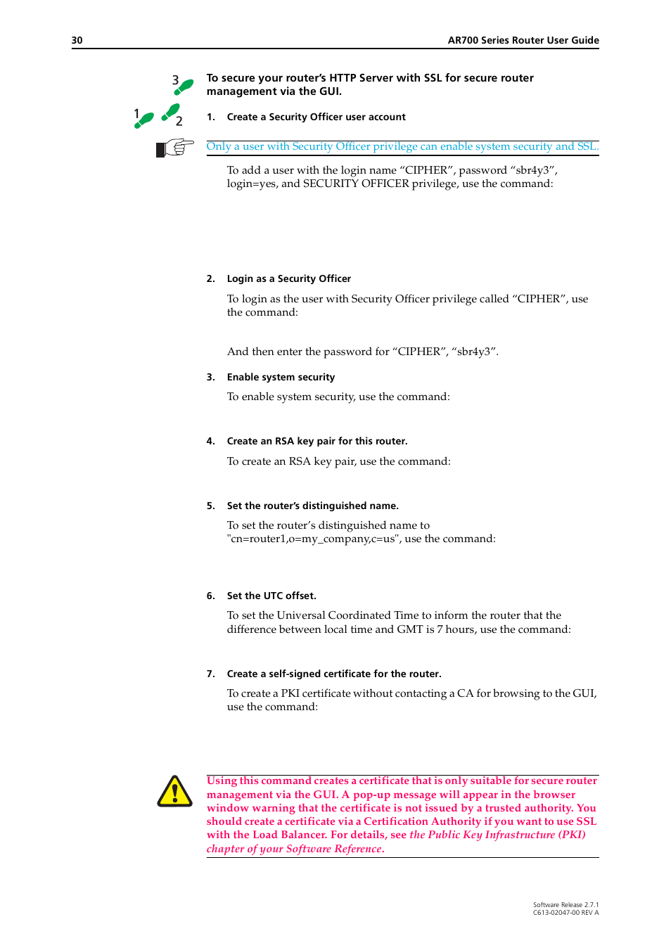 Allied Telesis AR700 SERIES Software Release 2.7.1 User Manual | Page 30 / 118