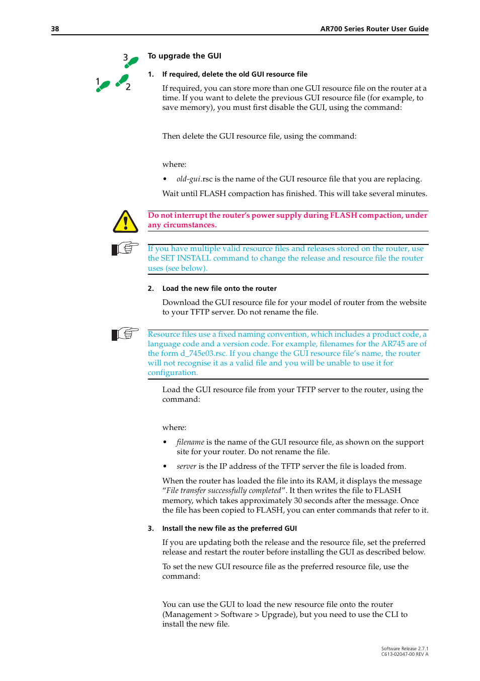 Allied Telesis AR700 SERIES Software Release 2.7.1 User Manual | Page 38 / 118