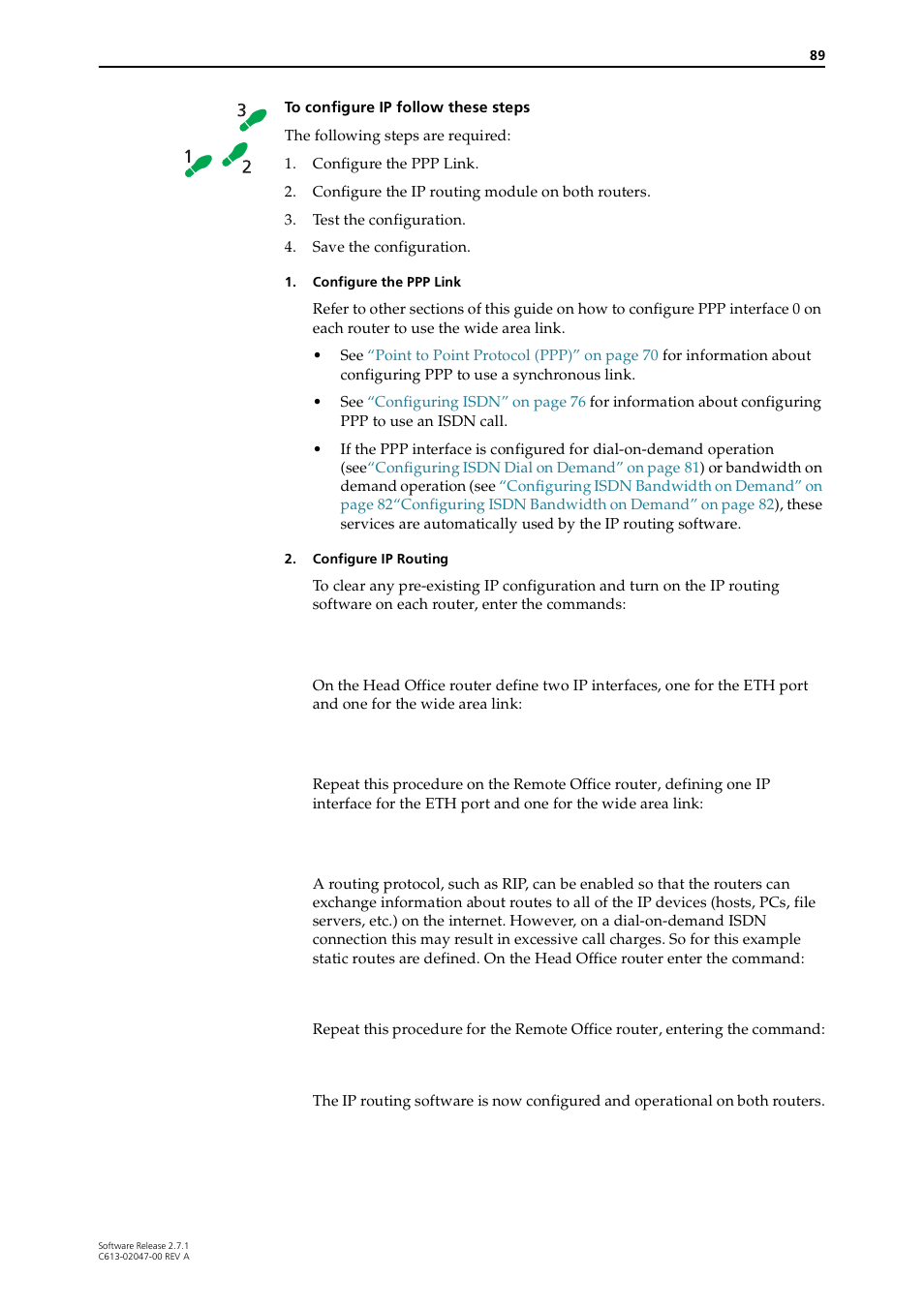 Allied Telesis AR700 SERIES Software Release 2.7.1 User Manual | Page 89 / 118