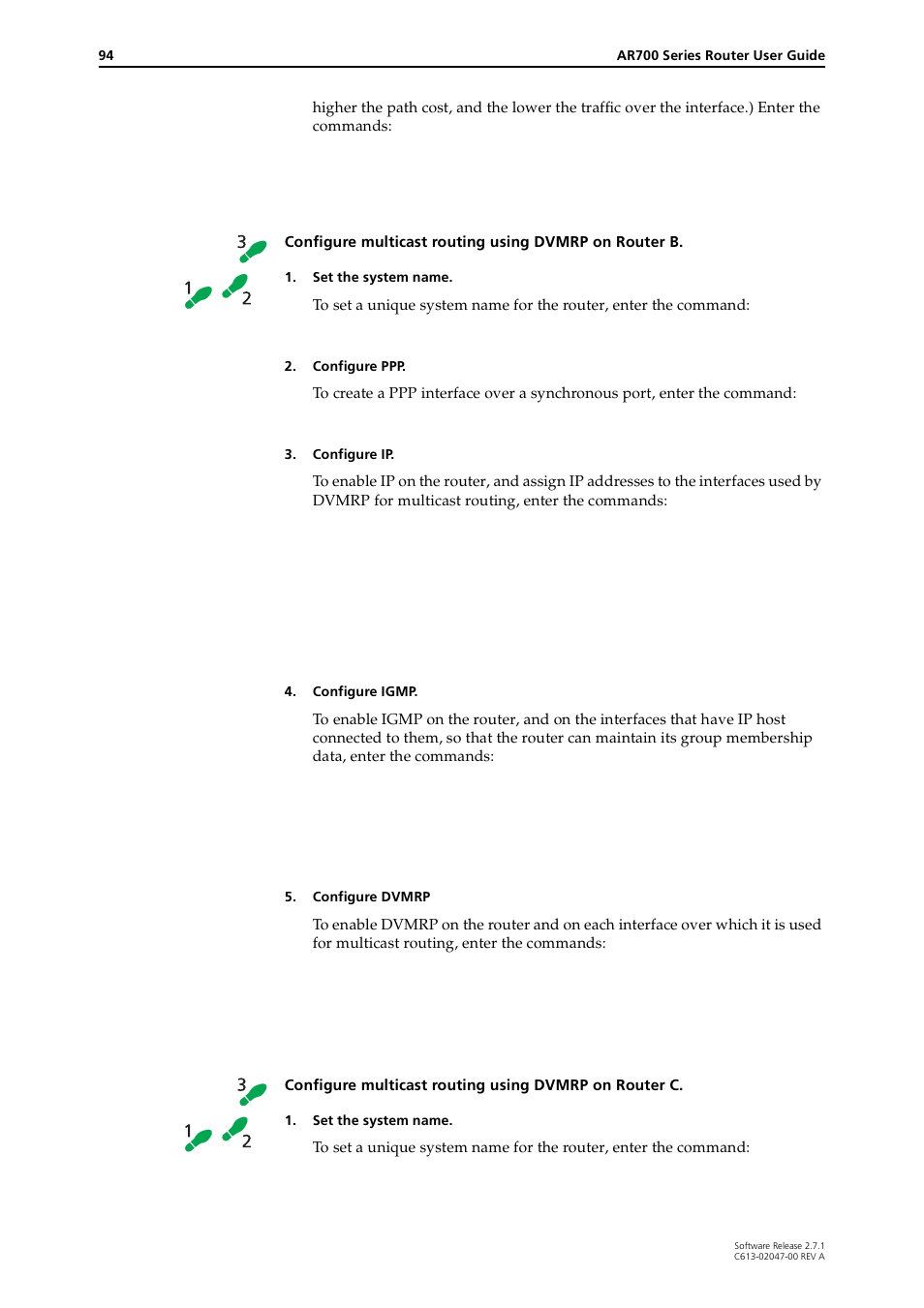 Allied Telesis AR700 SERIES Software Release 2.7.1 User Manual | Page 94 / 118