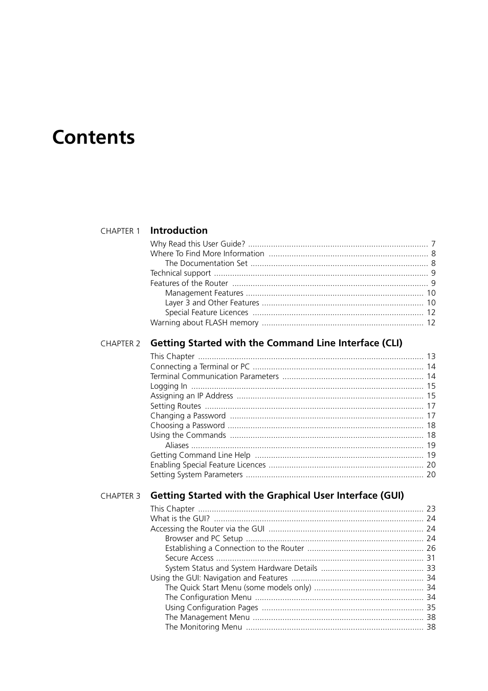 Allied Telesis AR400 SERIES Software Release 2.7.1 User Manual | Page 3 / 134